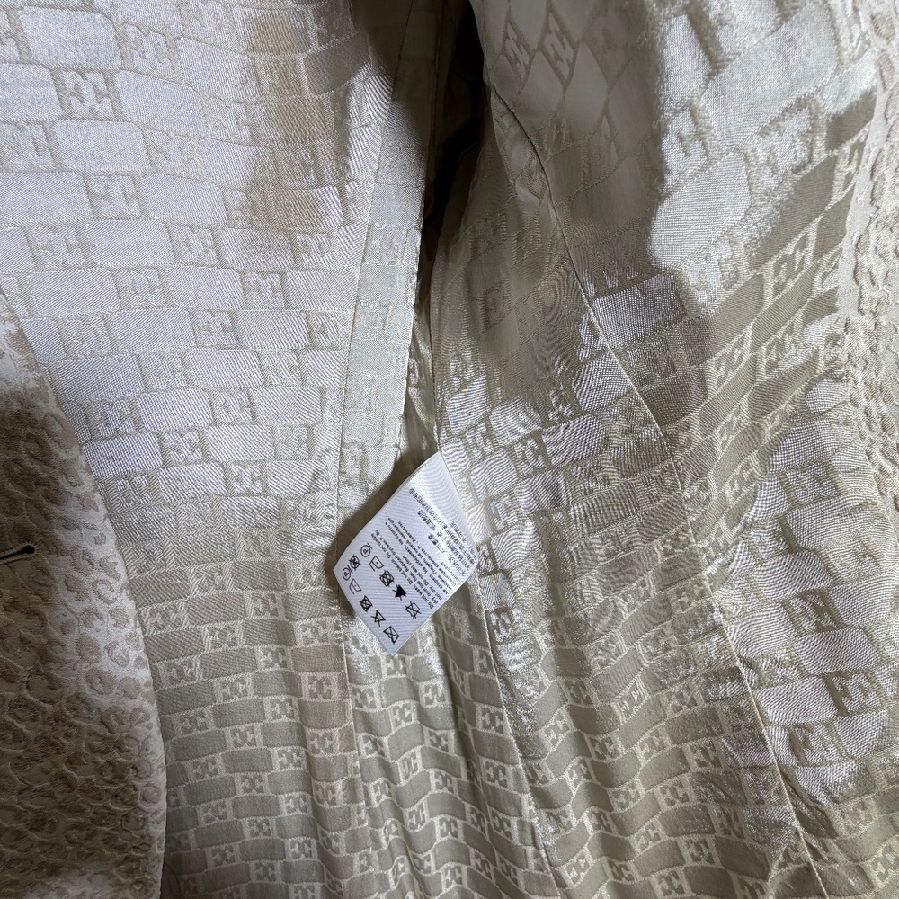 Nwot Escada Blazer Cream Python Original Price $1… - image 5